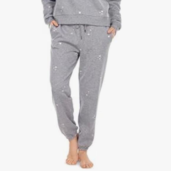 Honeydew Womens Hearts Sweatpants Jogger Pants Gray Size Small - Picture 1 of 2